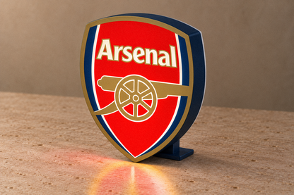 Arsenal FC LED Lightbox – Illuminated Football Wall Sign