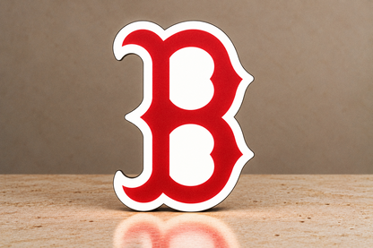 Boston Red Sox illuminated red B LED lightbox front product view