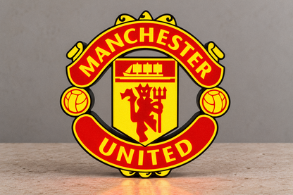 Manchester United LED lightbox front view